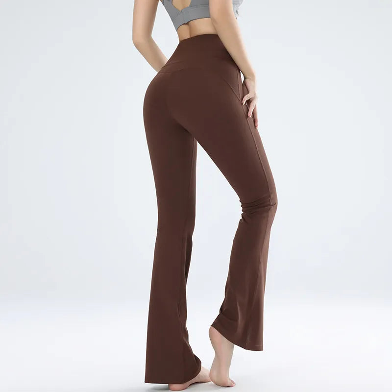 Nina - flare legging met hoge taille