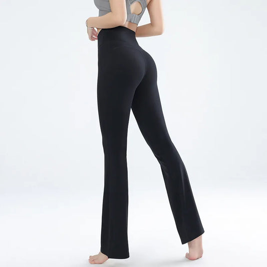 Nina - flare legging met hoge taille